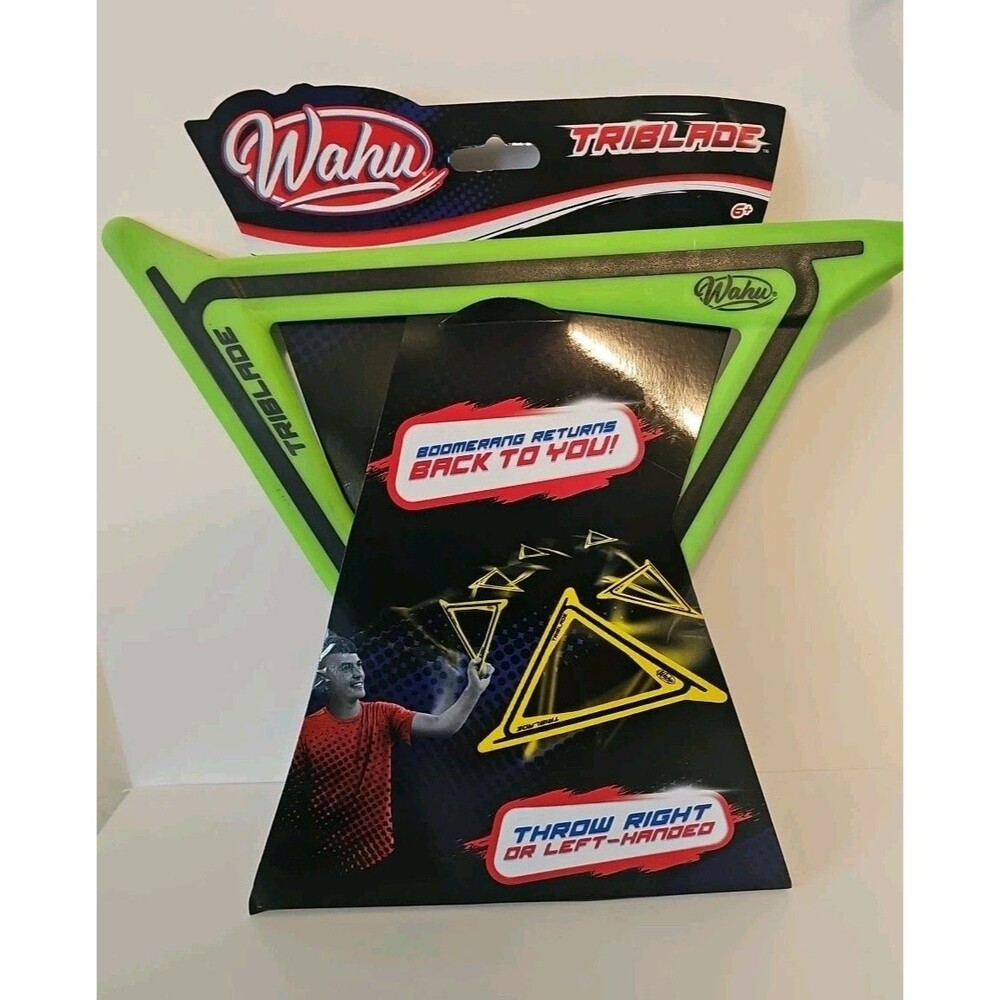 TriBlade Ultra-Modern Soft Boomerang for Right or Left Handed Throwers, Red
